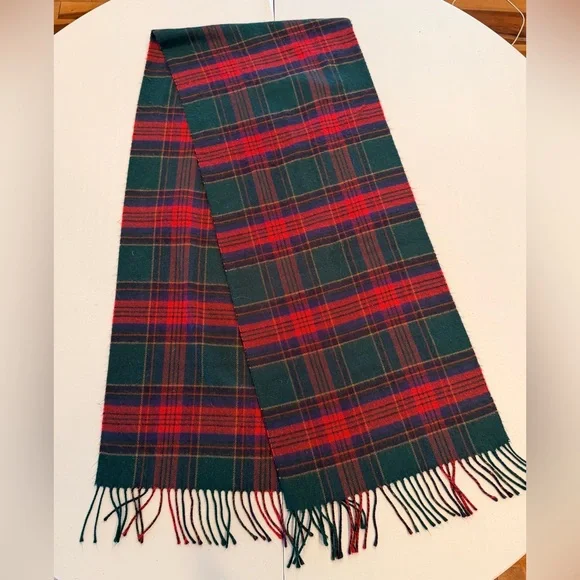 Christian DiorMonsieur Tartan Plaid Cashmaire Scarf
